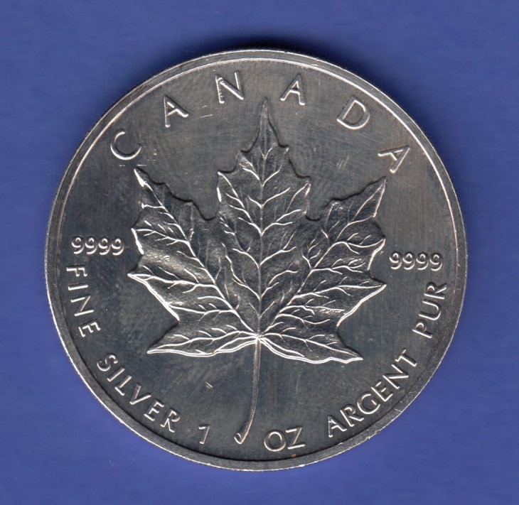 Kanada Canada Silberm Nze Dollars Maple Leaf Unze G