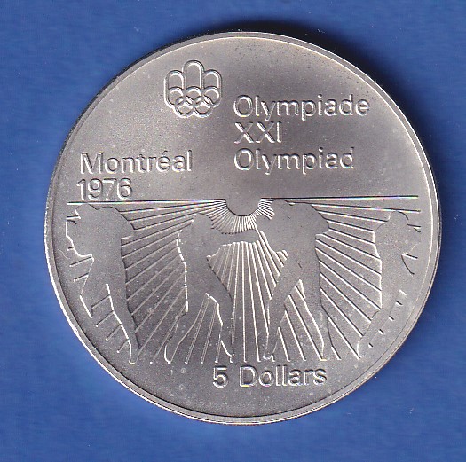 Kanada 1976 Silbermünze Olympische Spiele Montreal 24 3g Ag925 Tilman