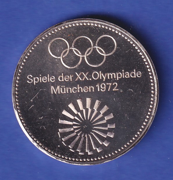 Olympische Spiele München 1972 Münze Silber Wert Silbermedaille Olympische Spiele in München 1972 - Hürdenlauf · Tilman