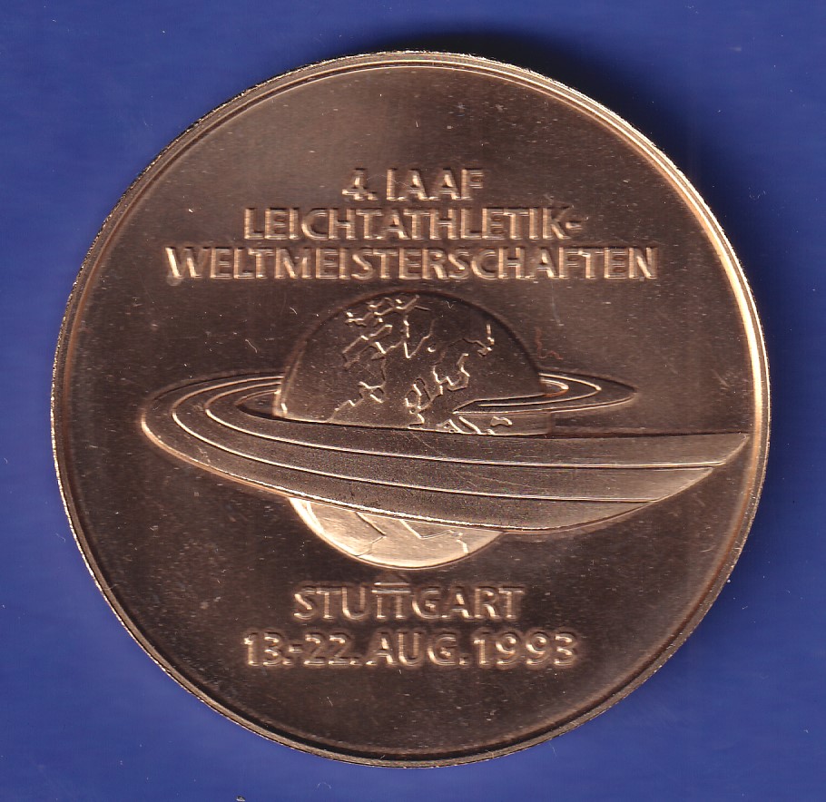 Große MessingMedaille LeichtathletikWM Stuttgart 1993 · Tilman Dohren
