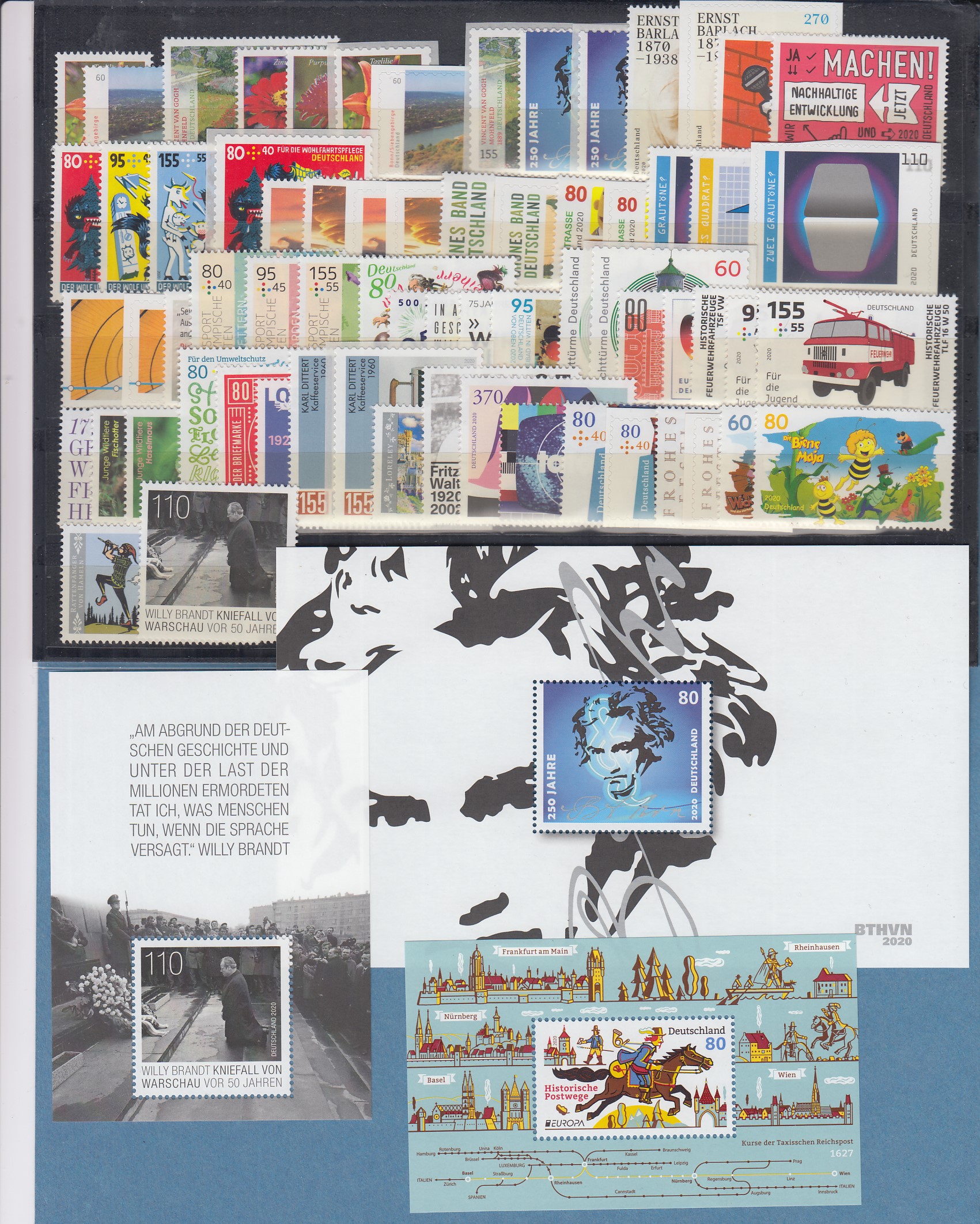 Bundesrepublik Deutschland BriefmarkenJahrgang 2020 kpl. ** · Tilman