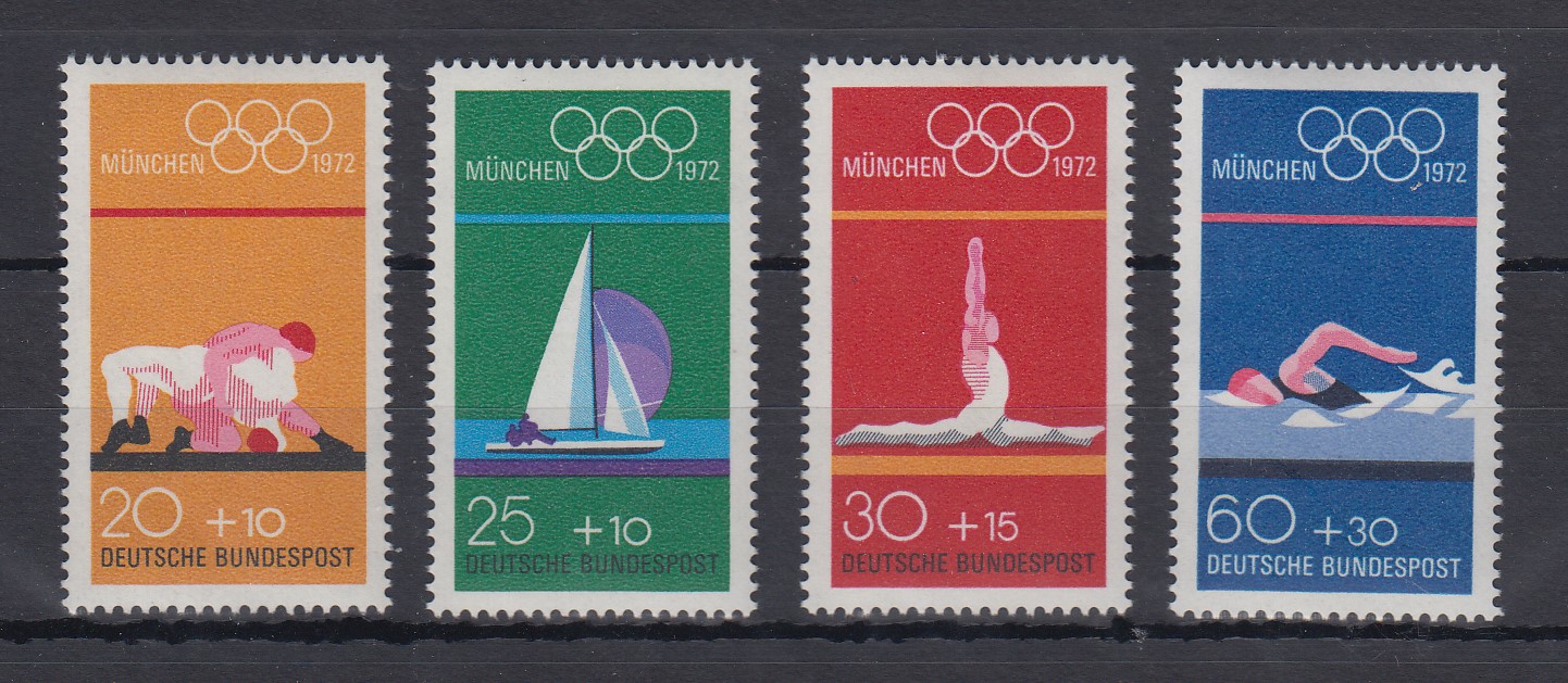 Bundesrepublik 1972 Olympische Sommerspiele München Mi.Nr. 719722