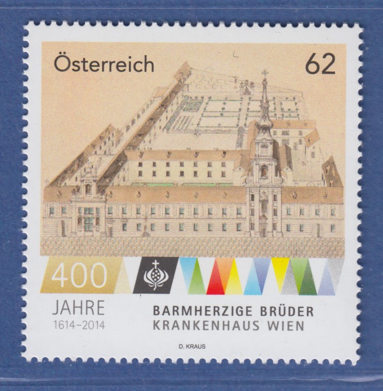 Österreich 2014 Krankenhaus der Barmherzigen Brüder Wien Mi.Nr. 3121 · Tilman Dohren Philatelie Österreich 2014 Krankenhaus der Barmherzigen Brüder Wien Mi.Nr. 3121 · Tilman Dohren Philatelie