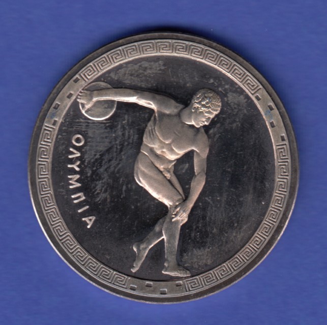 Silbermedaille 1972 Olympiastadt München grüßt die Welt ...