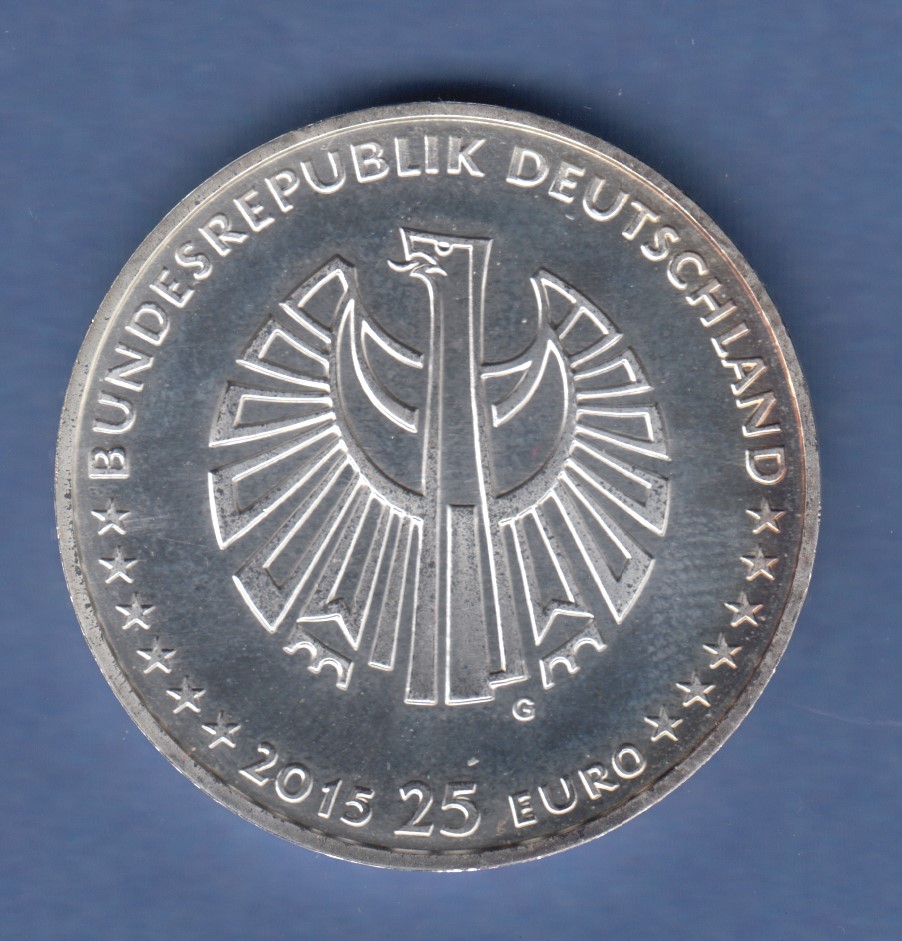 25-€-Gedenkmünze 25 Jahre Deutsche Einheit, Ag999, stempelglanz