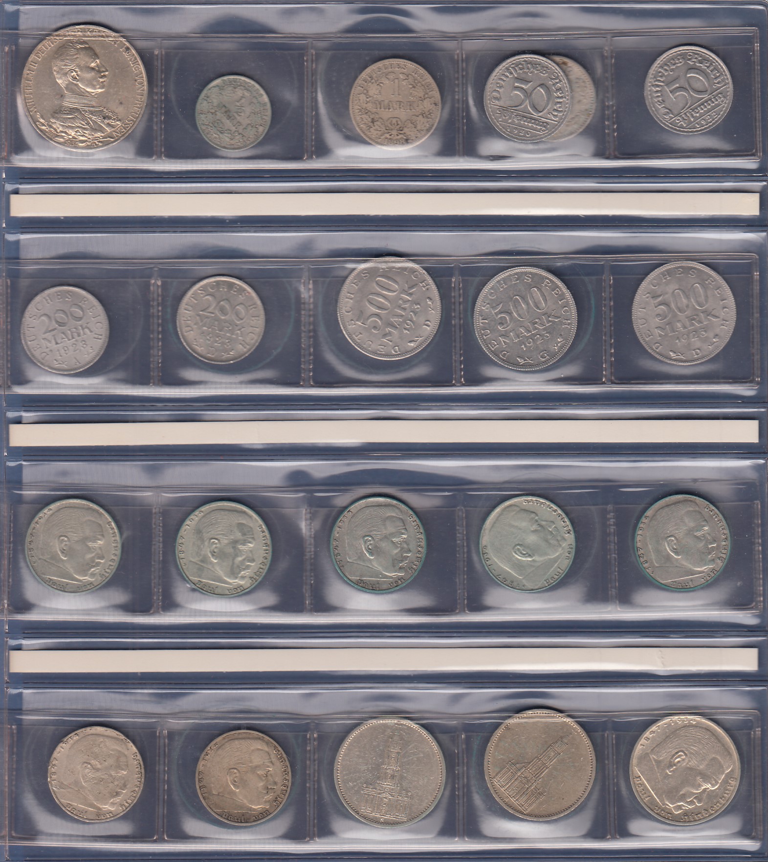 Lot 21 Münzen Deutsches Reich, 18981939, meist Silber. ANSEHEN ! · Tilman Dohren Philatelie Lot 21 Münzen Deutsches Reich, 18981939, meist Silber. ANSEHEN ! · Tilman Dohren Philatelie