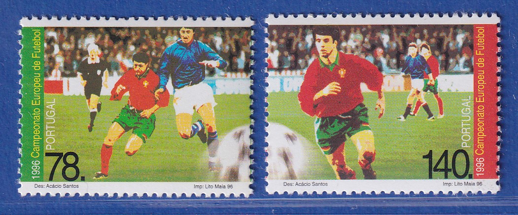 Portugal 1996 FußballEuropameisterschaft England Mi.Nr. 212425 A