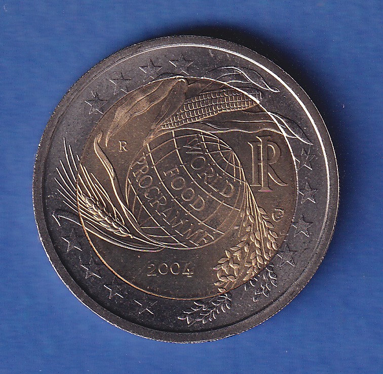 Italien 2004 2EuroSondermünze World Food Programm