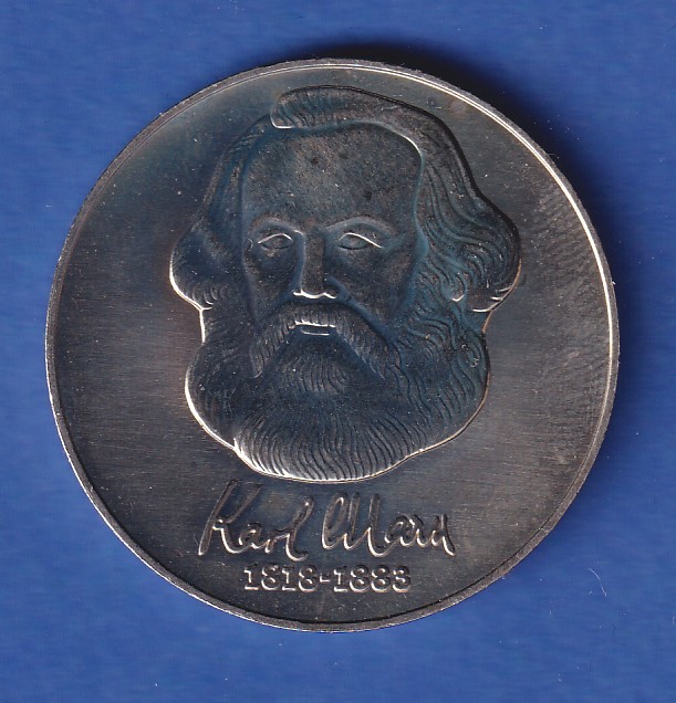 20 Ddr Mark Münze Karl Marx 1983 Wert DDR 1983 20 Mark Gedenkmünze Karl Marx, stempelglanz stg · Tilman